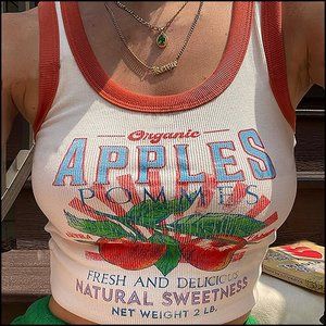 Cropped Apple Tank!
